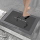 thumbnail image 1 of Alfombra de baño de diatomeas 16x24in | Esterilla de secado rápido súper absorbente | Respaldo de goma antideslizante | Alfombra de baño de diatomita con espuma lavable | Estilo moderno | Gris,, 1 of 9
