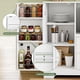 thumbnail image 4 of Alacenas para Cocina, Alacenas para Despensa con 2 Cajón, Gran Capacidad, Mueble Aparador para Sala de Estar, Comedor, Oficina, 100X40X82CM(Blanco), 4 of 9