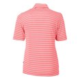 thumbnail image 3 of Women's Cutter & Buck  Red Georgia Bulldogs DryTec Virtue Eco Pique Stripe Recycled Polo, 3 of 3