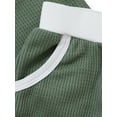 thumbnail image 6 of Qiylii Baby Solid Color Tracksuits,Long Sleeve Pocket Stitching Sweatshirt+Pants, 6 of 8