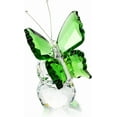 thumbnail image 3 of Dalrosia Crystal Butterfly Figurine Glass Butterfly with Crystal Ball Base Crystal Animal Collectibles Figurines Gifts for Women, 3 of 7