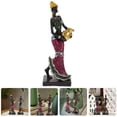 thumbnail image 1 of unbranded Estatuilla Africana De Mujer En Resina Multicolor Para Adorno De Escritorio O, 1 of 8