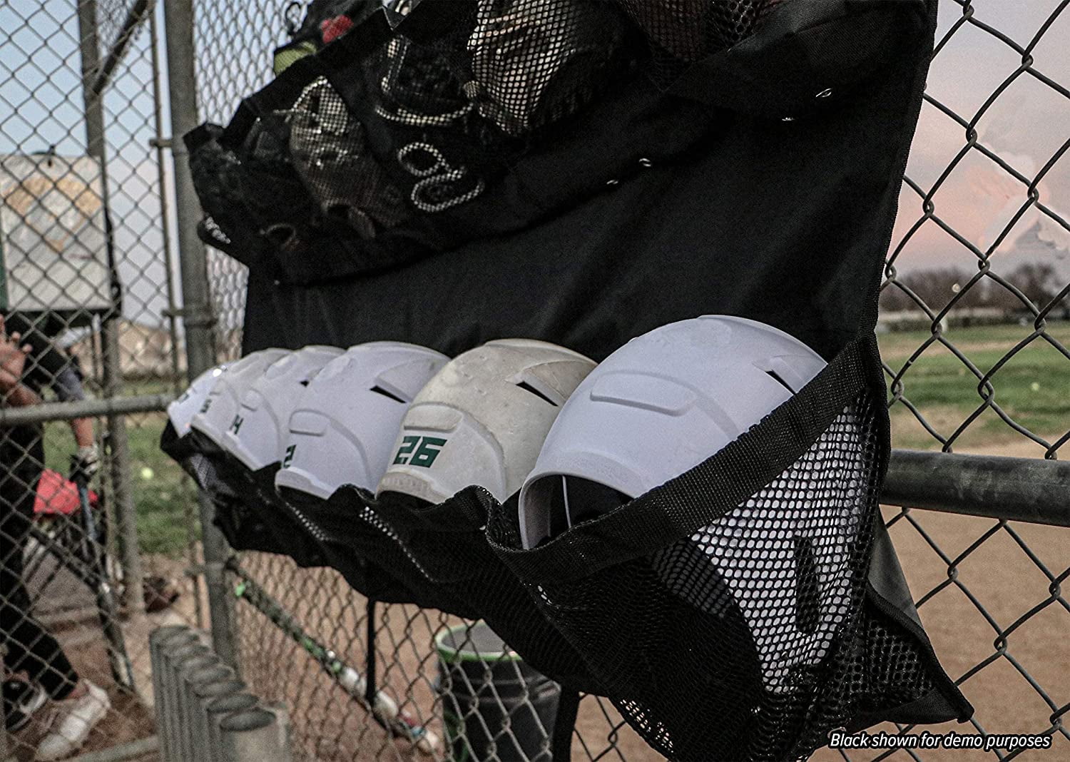 Powernet On Deck Team Bundle, Dugout Organizer for Baseball & Softball, Team Equipment Organizer, Hanging Baseball Glove & Helmet Holder, Fence Bat Rack, Dry Erase Magnetic Lineup Board