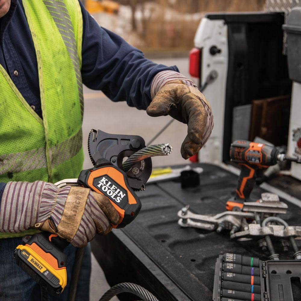 Klein Tools Battery-Operated Ehs Closed-Jaw Cable Cutter 2 Ah