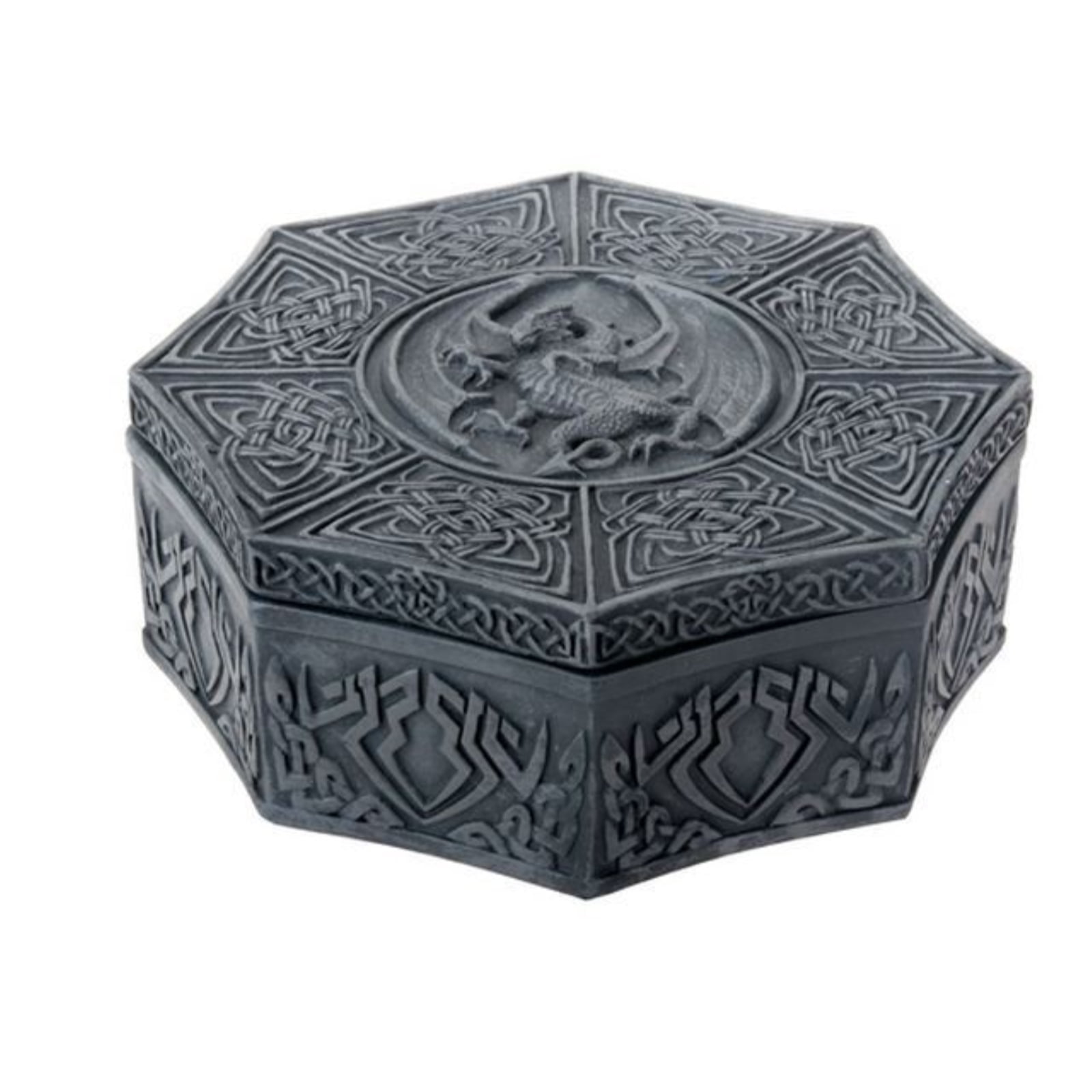Gothic Fantasy Dragon Celtic Jewelry Trinket Box