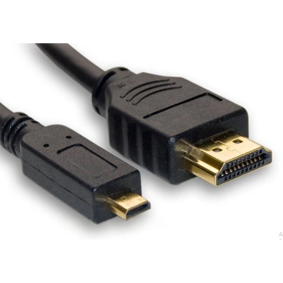 10ft High-Speed Replacement Micro HDMI to HDMI Cable – 4K for GoPro HERO 5/6/7/8/9, Black