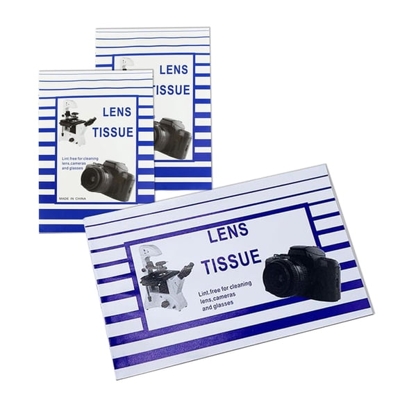 100Pcs Premium Camera Lens Tissue Cotton Fiber Paper Two Size For Electronics Screen Maintenance