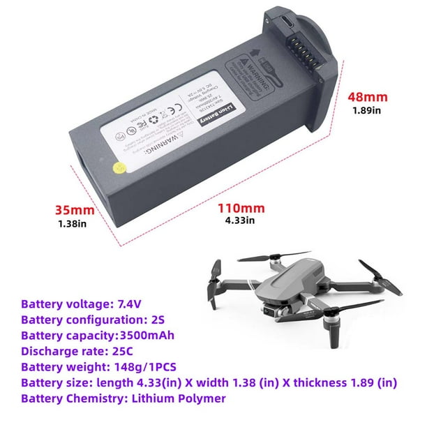 2pcs 3.7v 220mah Batterie au Lithium pour HS190 901HS 901H X300C LF606  SG800 S9 Mini Batterie Drone Rc 