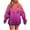Orange, variant on ShiShine Hoodies for Women Oversized Star Printed Sweatshirts Long Sleeve 2025 Fall Fashion Pullover Clothes