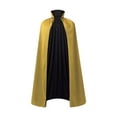 thumbnail image 1 of BELOVING Cape d'Halloween Cape de Diable Cape de Magicien Cape Confortable Douce Cape Réversible Noir Jaune, 1 of 10