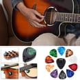 thumbnail image 1 of 10 Uds. De púas de bajo, juego de púas de guitarra multifunción y soporte para púas, accesorios para guitarra, 1 of 8