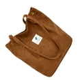 thumbnail image 3 of Langgg Shoulder Bag Velvet Crossbody Tote Bag Girl Woman Single-Shoulder Messenger Pouch Travel Accessory, Brown, 3 of 8