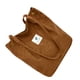 thumbnail image 4 of Bolso bandolera de terciopelo, bandolera, bolso de mano para niña, mujer, bolso de mensajero de un solo hombro, accesorio de viaje, marrón Methold AP000793-04, 4 of 7