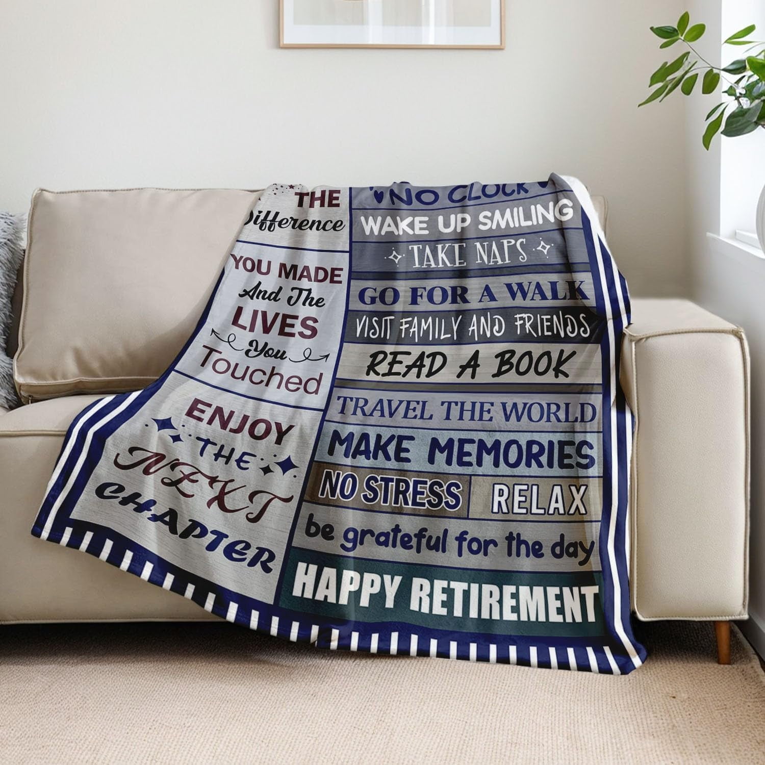 Retirement Gift for Woman, Retirement Gifts for Women Men 2025, Best Retirement Gifts, Retirement Gifts, Happy Retirement Gifts for Women Mom Teacher Nurse Coworkers, Retirement Blanket
