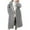 Gray-02, variant on HTNBO Women's Open Front Long Cardigan Wool Blend Coat Casual Lapel Coatigan Coat Fall Jacket Outerwear with Pockets