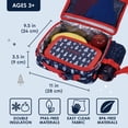 thumbnail image 3 of bentgo Kids Insulated Lunch Bag 3-Compartment Rocket (BGPTBAG-RKT), 3 of 7