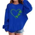thumbnail image 2 of Otqutp Girls St Patricks Day Sweatshirt Cute Crewneck Irish Clove𝐫 T-Shirt Long Sleeve Pullover Sweater Teens Saint Patty's Outfit, 2 of 8