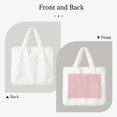 thumbnail image 2 of Cauagu Stripes Pattern Women's Plush Tote Bag,Soft Underarm Bag Ladies Fluffy Shoulder Bag Plush Handbag Women Furry Tote Bag for Autumn and Winter, 2 of 7