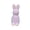 Pink-PK-clearacne, variant on WWG Easter Flocked Bunny Figurine Set Soft Foam Rabbit Statues for Spring Table Centerpiece Mantel Shelf Indoor Home Decor