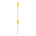 thumbnail image 3 of Sidaley Students Portable Whiteboard Pen Teaching Room Office Markers Anti-smudge Handwriting Erasable Pencil Chalkboard Home amarillo negro 2piezas, 3 of 6
