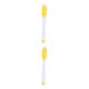 thumbnail image 1 of Injueey Students Portable Whiteboard Pen Teaching Room Chalkboard Erasable Markers Home Pencil Office Anti-smudge Handwriting amarillo negro 2piezas, 1 of 6