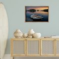 thumbnail image 3 of Stupell Industries Three Boats at Sunset Nautical & Beach Photography Brown Floater Framed Canvas Art Print Wall Art, 31 x 21, 3 of 10