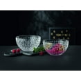 thumbnail image 3 of Nachtmann Bossa Nova Set of 2 Glass Bowls, 6", Clear, 3 of 5