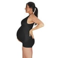 thumbnail image 4 of SlimMe Supportive Maternity Tank Top with Expanding Panel, Large, Black, 4 of 8