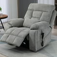 thumbnail image 6 of PAPROOS Electric Lift Recliner, Widen Power Lift Chair with Heating and Massage Function, Fabric Reclining Sofa with 2 Remotes and 2 Cup Holders, Big Lift Chairs for Elderly Seniors, Gray, 6 of 10