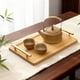 thumbnail image 5 of Bandeja de madera con asas para servir, bandeja decorativa para comida, postres y bodas. L, 5 of 7