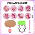 thumbnail image 2 of Sinkoo 8 Pcs Diamond Art Painting Coasters Kits with Holder, Pink Butterfly Diamond Art Coasters, DIY Diamond Crafts, Diamond Dot Kits for Adults Beginners, 2 of 5