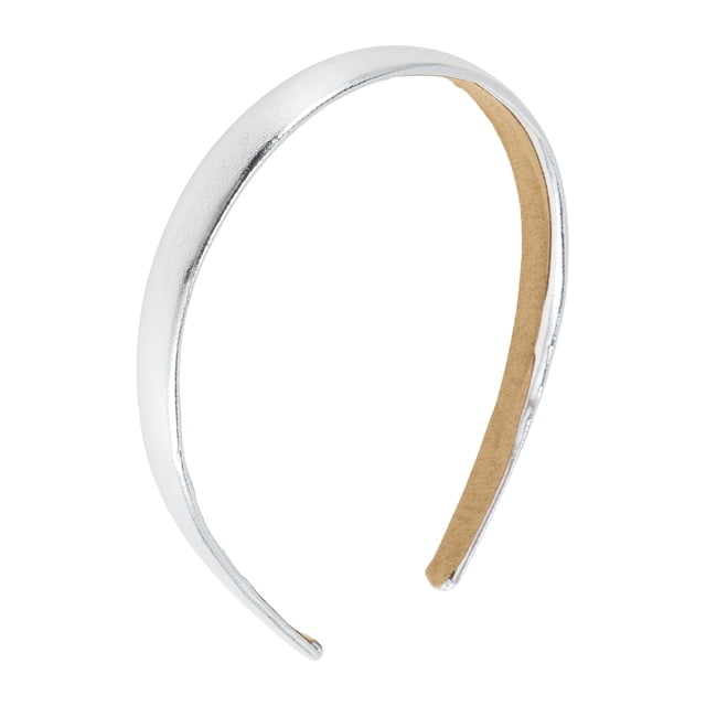Ofertas Únicas 1 Pcs Diadema Accesorios para el Cabello Color Sólido Tono Plateado