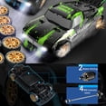 thumbnail image 2 of Zootealy High-Speed Drift Car D832 1/16 Scale RC Vehicle 2.4GHz Remote Control Car with Spraying Function (Green Three-Battery Version), 2 of 7