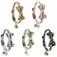 thumbnail image 4 of Collar de gato Greeniant con pajarita y campana ajustable para gatito cachorro Numero 5, 4 of 6