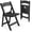 Black, variant on PEXMOR Resin Folding Chairs with Padded Cushion, Foldable Plastic Chair for Indoor Outdoor, 1 Pack, White