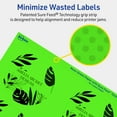 thumbnail image 5 of Avery Printable Round Labels, Neon Green, 3" Diameter, 60ct, 5 of 11
