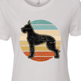 thumbnail image 4 of Inktastic Great Dane Dog Retro Sunset Women's T-Shirt, 4 of 5