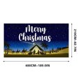 thumbnail image 3 of Hwkond Christmas Decorations Poster Of Christmas Cover Garage Door, Wall Murals, Winter,outdoor, Large Door Decoration For Interior And Exterior Decoration Of Christmas, 3 of 5