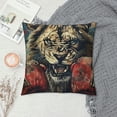 thumbnail image 2 of ONETECH Boxing Lion  Pillow Covers Soft and Cozy Decorative Pillow Cases for Bedroom, Sofa, Couch, 2 of 5
