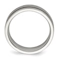 thumbnail image 3 of Mens or Ladies Stainless Steel Grooved Wedding Band Ring (6.00MM), 3 of 4