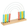 thumbnail image 3 of Ábaco de arcoíris de madera para niños, habilidades matemáticas tempranas, juguetes de actividades de desarrollo temprano, juegos educativos de, 3 of 9