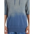 thumbnail image 4 of EPIC Studio Men's & Big Men's Ombre Dip Dye French Terry Short Sleeve Hoodie Sweatshirt, Sizes S-4XL, 4 of 8