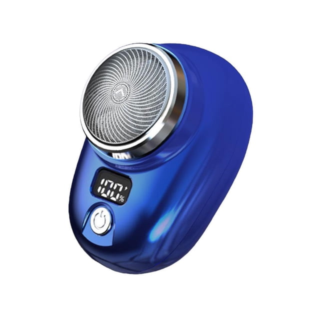 Portable USB Shaver, LCD Display, Type-C Charging, Closed Cutter System for Men's Beard Trimming
