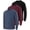 Set 6, variant on 3 Pack Men's Fleece Pullover Sweatshirt Long Sleeve Crewneck Soft Sweater