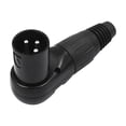 thumbnail image 1 of Ángulo Recto 90 Grados Conector Alambre Audio Altavoz Cable Xlr Gato Masculino/hembra 3pin Ajustable para Sistemas Altavoces Estación Radio, 1 of 9