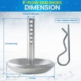thumbnail image 3 of 3 Piece Snow Plow Skid Shoe Set With 72 Inch Universal Rubber Flap Compatible With Polaris, 3 of 8