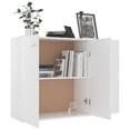 thumbnail image 2 of vidaXL Sideboard White 105x30x75 cm Engineered Wood, 2 of 5