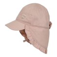 thumbnail image 2 of CaliKids Ruffles Ball Hat with Flap - Pink (L), 2 of 5