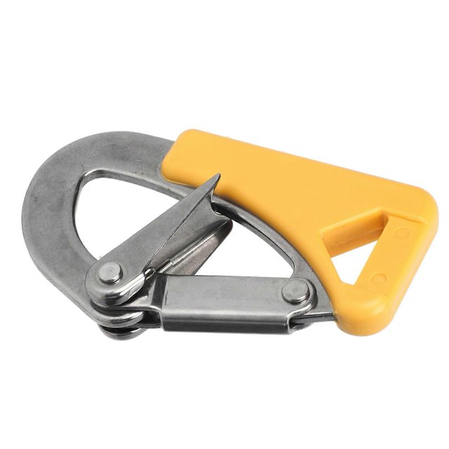 Marine Spring Locking Hook Stainless Steel Wear Resistant Anti Corrosion Rope Connector Snap Hook