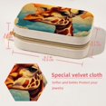 thumbnail image 5 of Giraffe Portable Velvet Travel Organizer with Removable Compartment – Earring Holder & Necklace Stand – Gift, 5 of 7